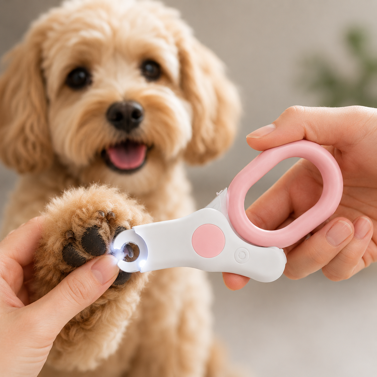 Pet Nail Clipper with LED Light – Cat & Small Dog Claw Trimmer