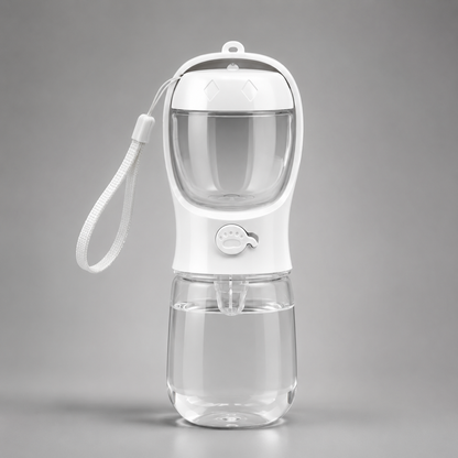 2-in-1 Portable Pet Water & Food Bottle