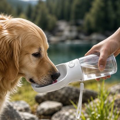 2-in-1 Portable Pet Water & Food Bottle