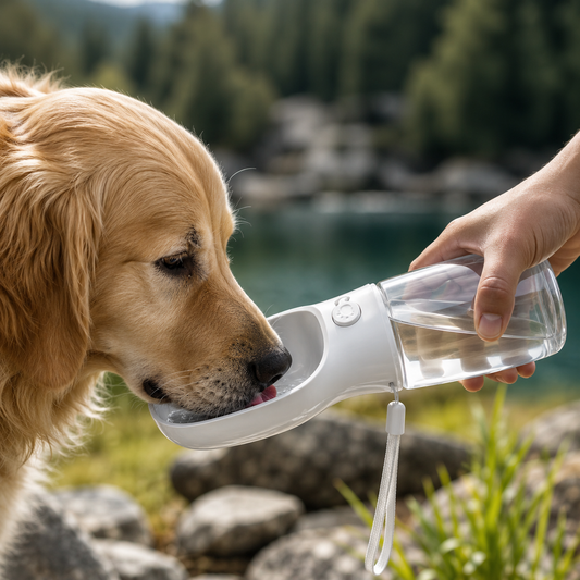 2-in-1 Portable Pet Water & Food Bottle