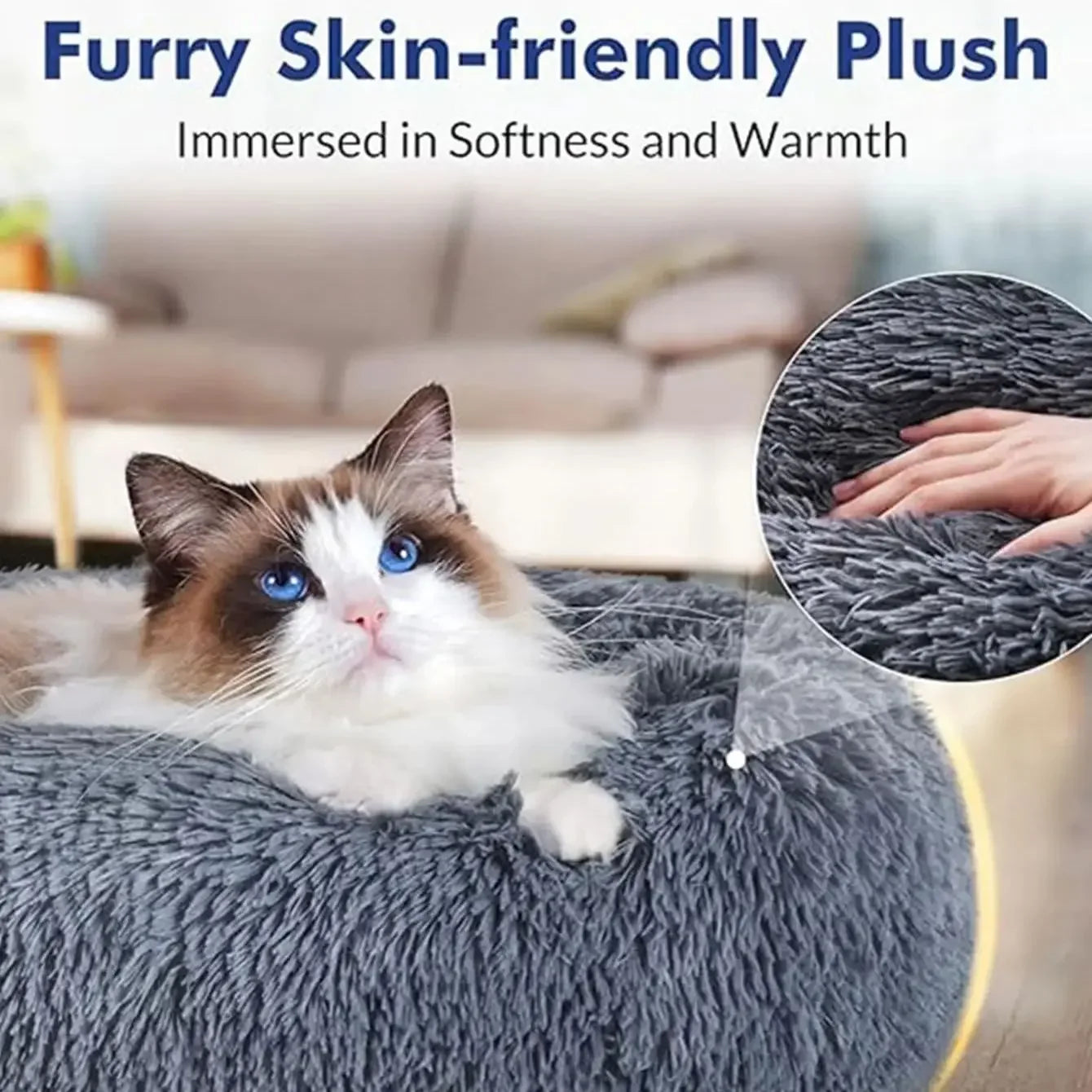 The Cloud Bed - Plush Calming Pet Bed