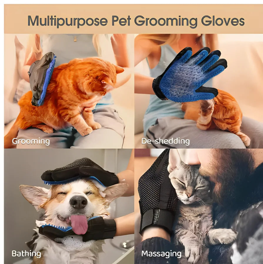 The Grooming Glove — Soft Silicone Deshedding Brush