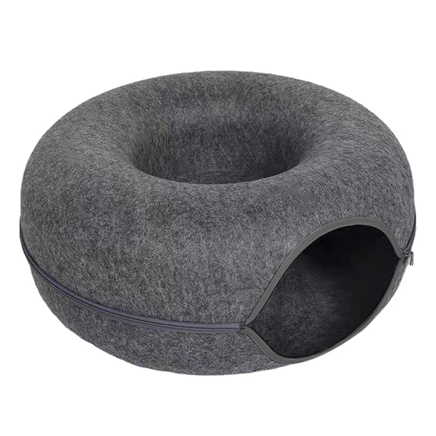 The Donut Nest — Felt Cat Bed & Play Nook