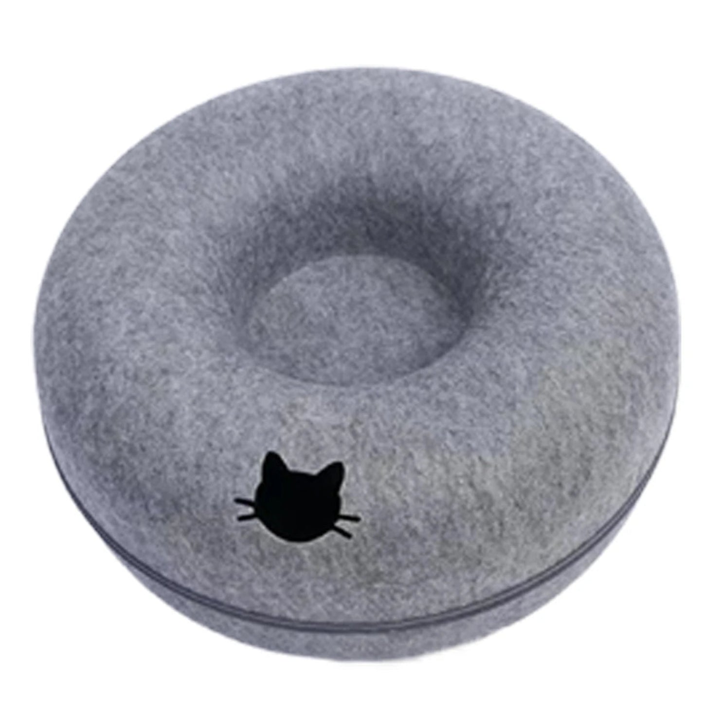 The Donut Nest — Felt Cat Bed & Play Nook