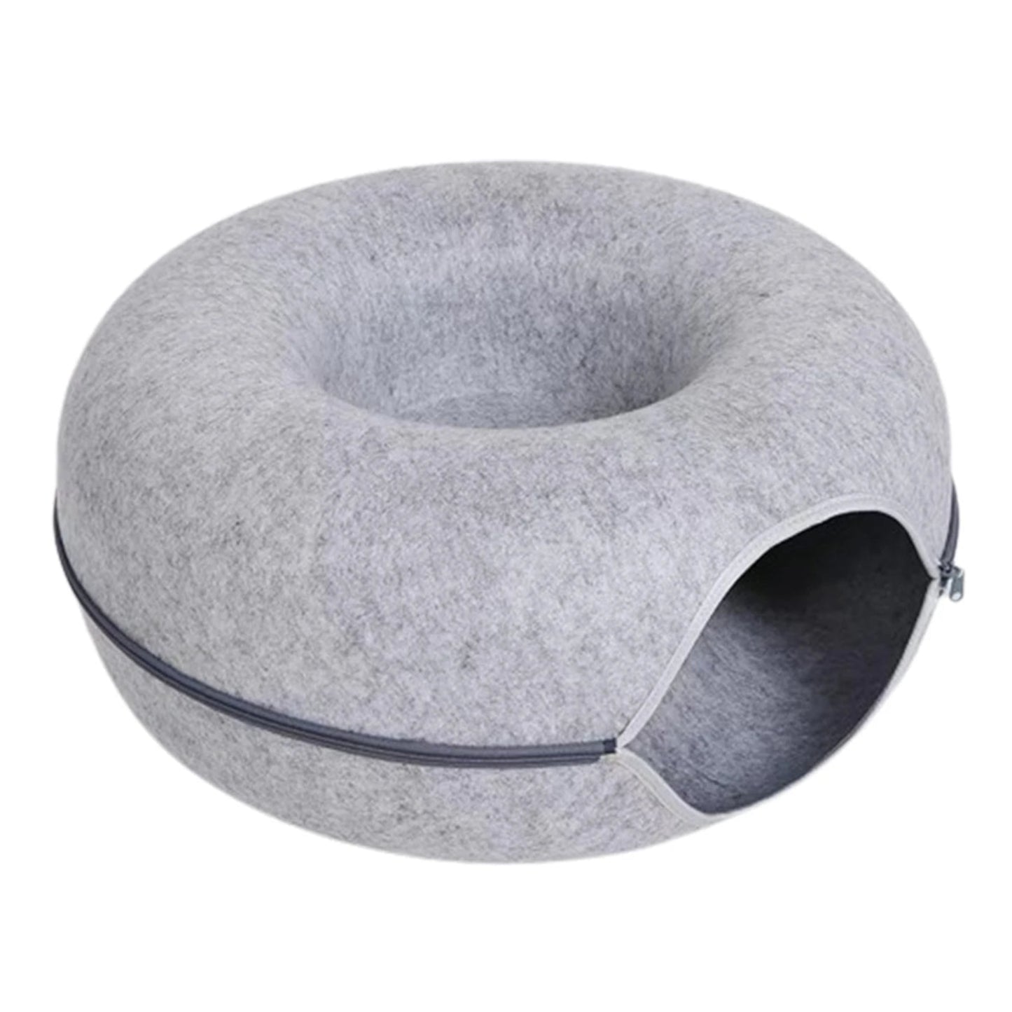 The Donut Nest — Felt Cat Bed & Play Nook