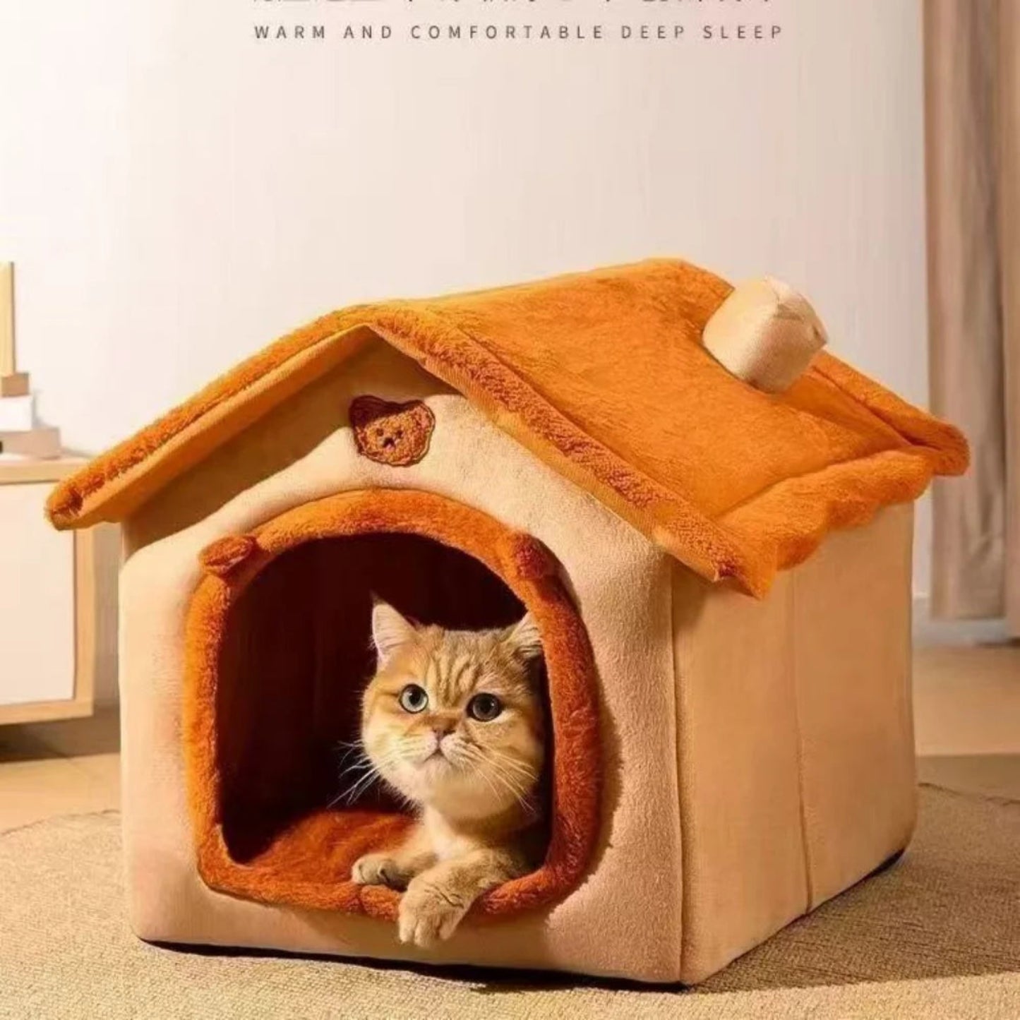 The Den Bed — Cozy House-Style Pet Bed